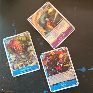 One Piece Card Game Gotti Crocodile & LittleOars Jr. trading cards